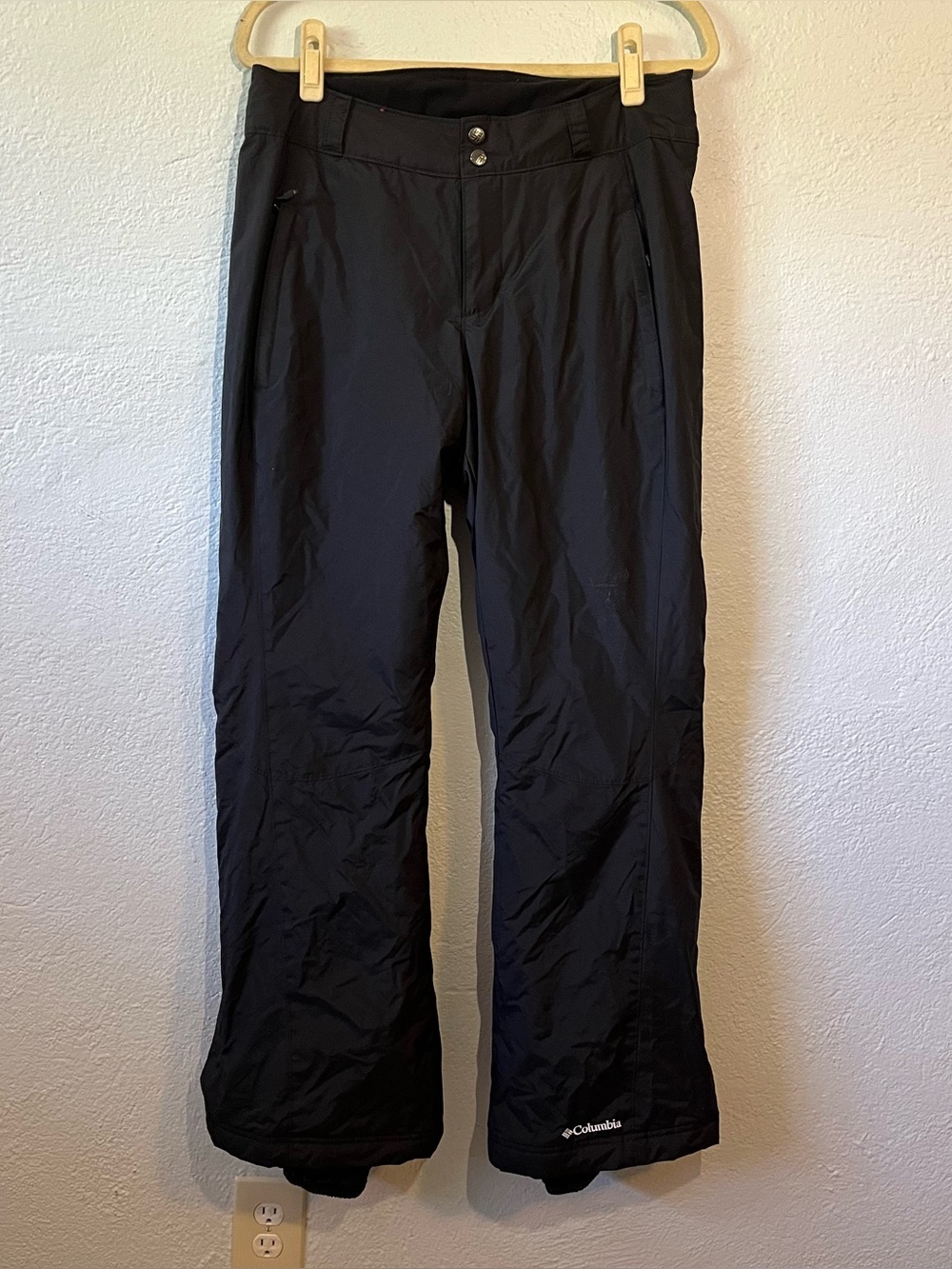 Columbia Black Insulated Snow Ski Pants Women’s Size Medium